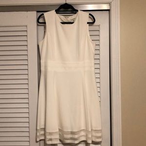 Calvin Klein size 16 off white dress